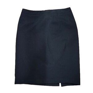 Tahari Skirt Mini Black Lined Pencil Straight Women's 6
